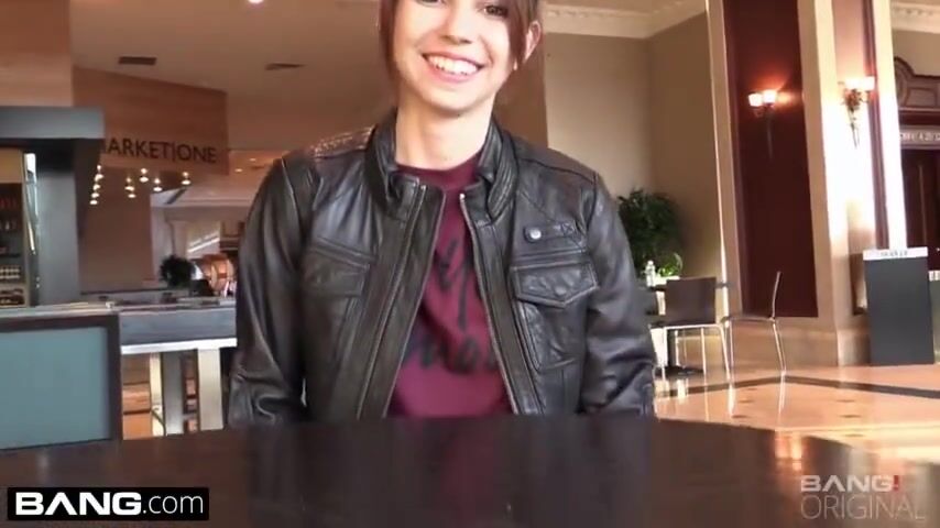 Flashing Her Pussy In A Restaurant