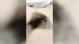 Hairy Pussy: [F22] love a wet bush ♥️♥️✨ #4