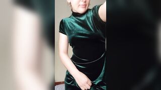 I never wear panties so I can show off my cute hairy pussy