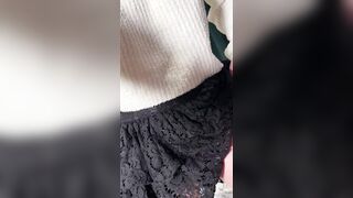 Hairy Pussy: Would you like to put your head under my skirt? #2