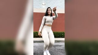 Cameltoe: Dancing hottie flashes the toe!! #3