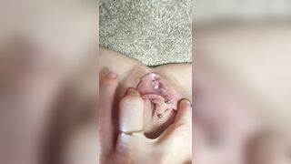 Female Cum: Damn guess it's time to have a play ♥️♥️ #4