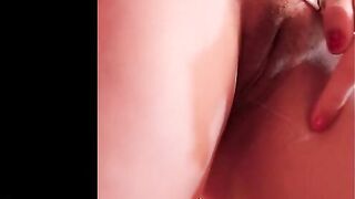 Female Cum: Grool leaking on my leg after cumming! #2