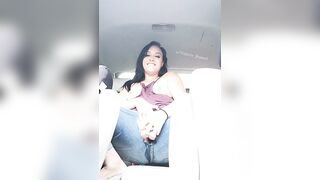 Dripping Wet Pussy: Riding around town, fucking myself & my pussy is dripping wet #3