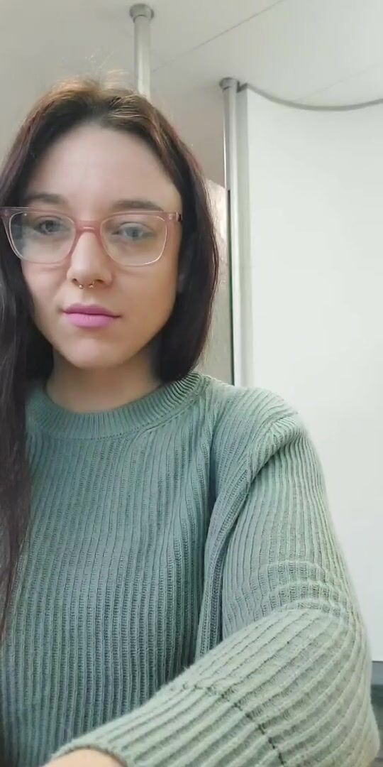 Showing off my lips at work!