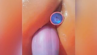 Lips that Grip: Plugged my oily ass to ride my fav Bad Dragon♥️♥️ #4