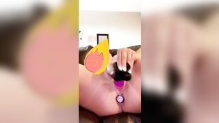 My pussy grip my toy ????