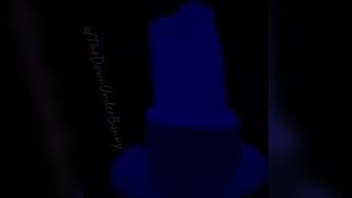 Lips that Grip: Glow in the dark Dildo so you can watch my lips in silhouette, just for something a little different. #3