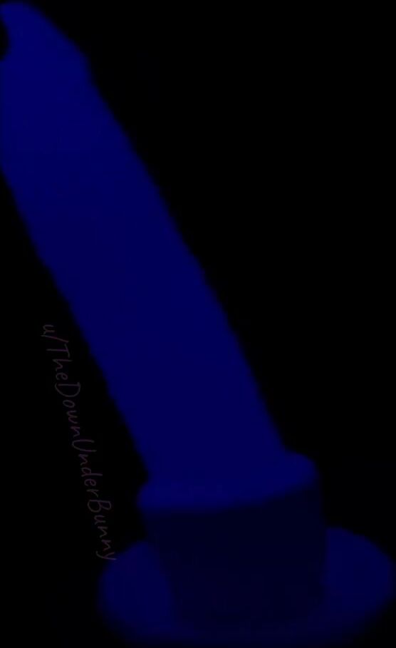 Glow in the dark Dildo so you can watch my lips in silhouette, just for something a little different