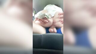 Lips that Grip: Teen slut uses her grip in the car #3